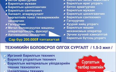 2020-2021 ОНЫ ШИНЭ ХИЧЭЭЛИЙН ЖИЛИЙН ЭЛСЭЛТИЙН ЦАХИМ БҮРТГЭЛ 2020.05.04-с эхэлнэ