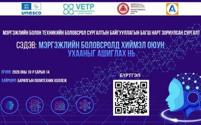 Мэргэжлийн Боловсролд “Хиймэл оюуныг ашиглах нь” сургалт зохион байгуулагдана.
