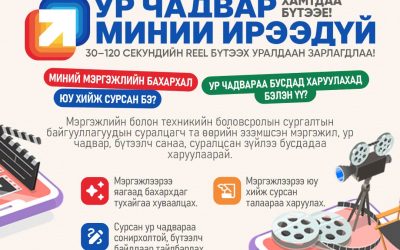 “Ур чадвар-Миний ирээдүй” видео уралдаанд идэвхтэй оролцоорой.